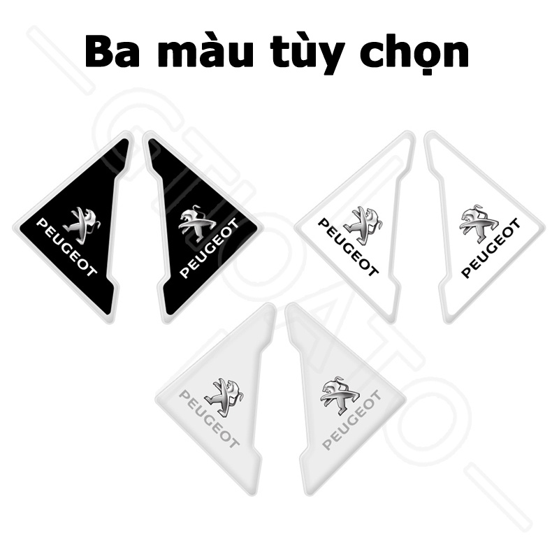 GTIOATO ChốNg Va ĐậP CửA Ô Tô Dán Góc Cửa Ô Tô Miếng Dán Chống Trầy Xước Ô Tô Miếng Dán Xe Trang Trí Ô Tô Phụ KiệN Xe HơI Cho Peugeot 3008 2008 307 405 207 208 206 306 5008 406 407 308 4008 Rcz 408