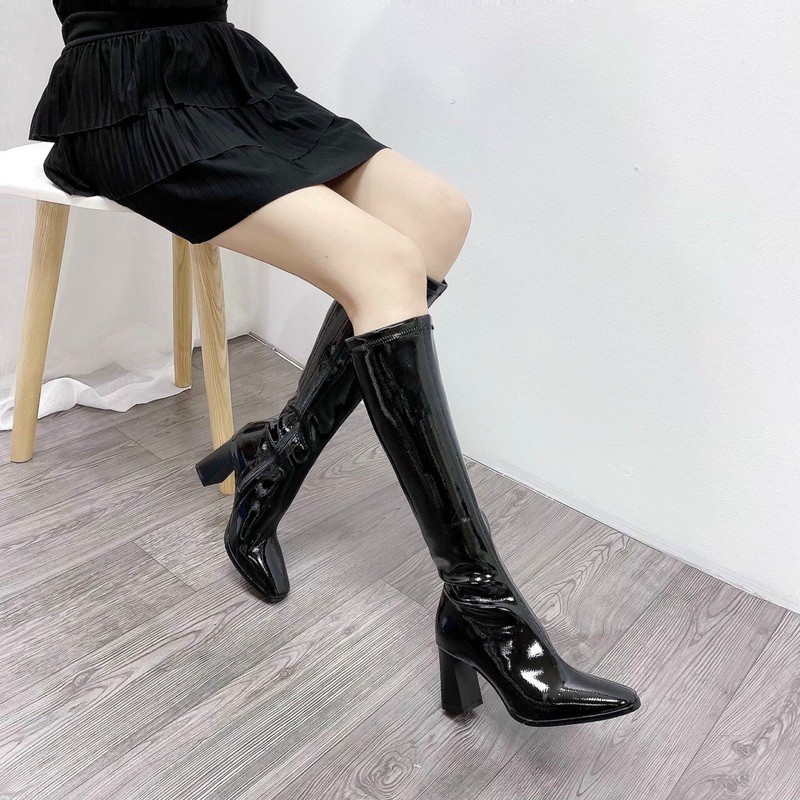 THANH LÍ BỐT DA BÓNG GÓT 7PHÂN SIZE38 SIÊU ĐẸP