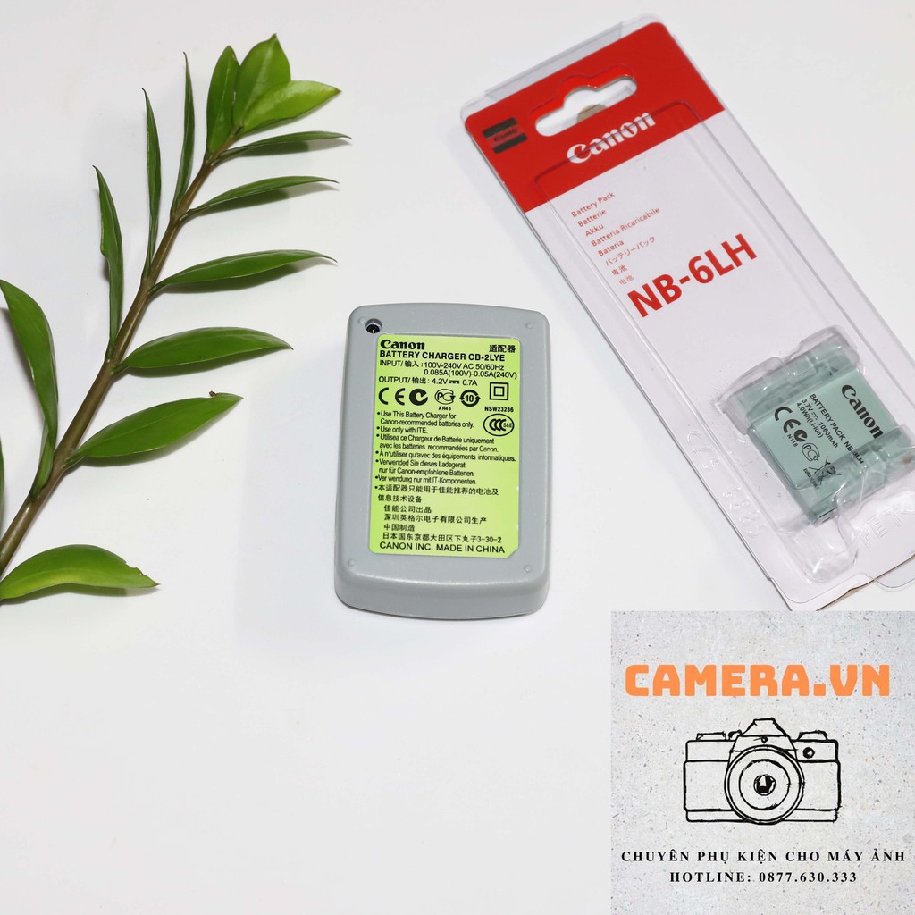 Sạc máy ảnh Canon CB-2LYE (cho pin NB-6L) - Hàng nhập khẩu