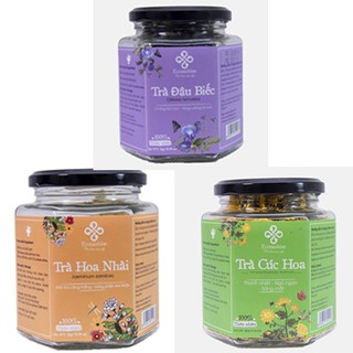 Combo 3 lọ trà hoa sấy lạnh cao cấp Econashine (Tặng kèm túi giấy đi biếu tặng)