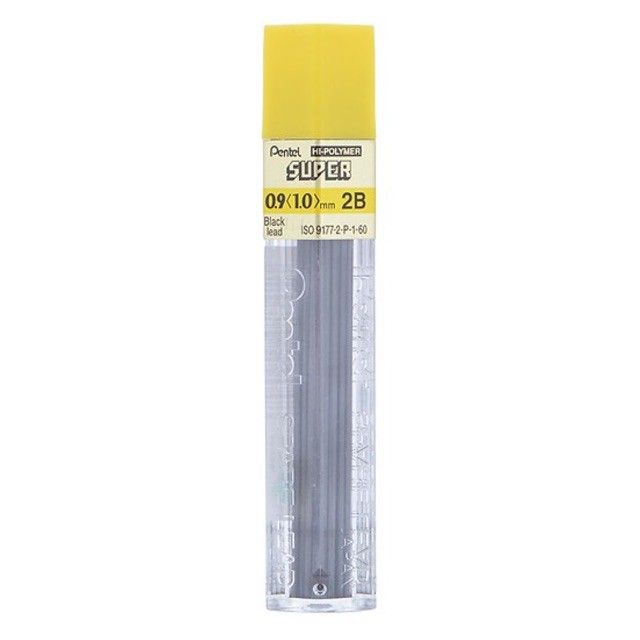 Ruột Chì Kim Pentel 50.9-2B nét 0.9mm (15 ngòi x 60mm)