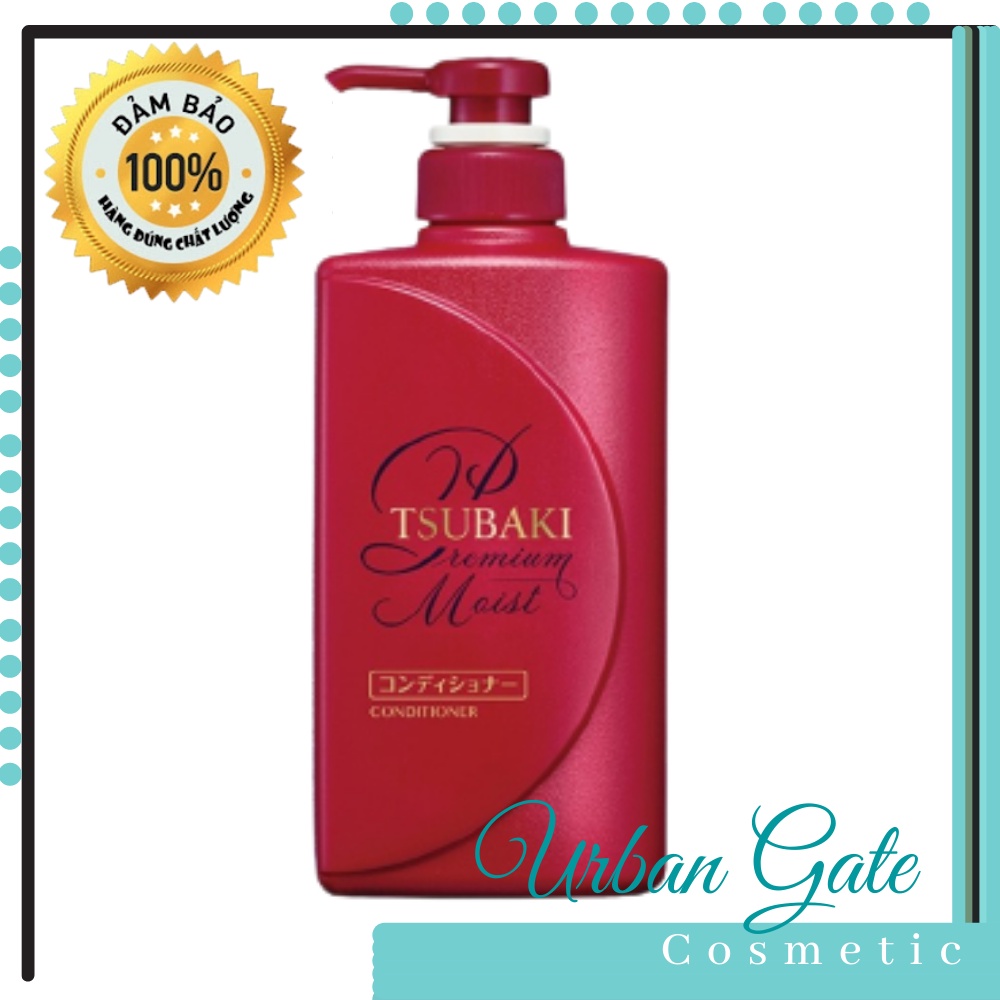 Dầu xả tóc nữ TSUBAKI - Premium Moist Conditioner 490ml ( Đỏ)