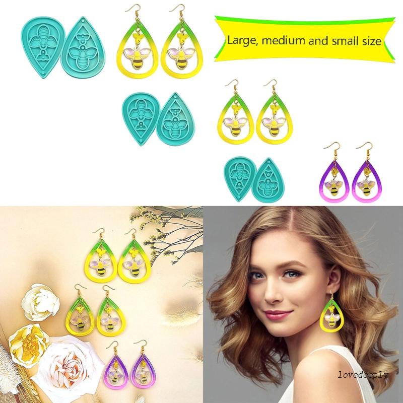 Khuôn Silicone Làm Mặt Dây Chuyền Hình Chú Ong Độc Đáo