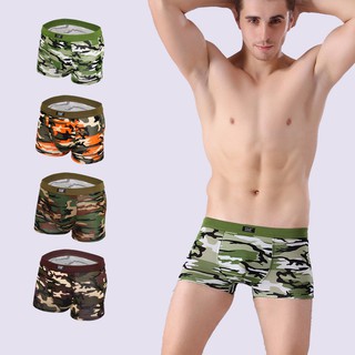 4 Quần boxer nam dáng đùi rằn ri khỏe khoắn