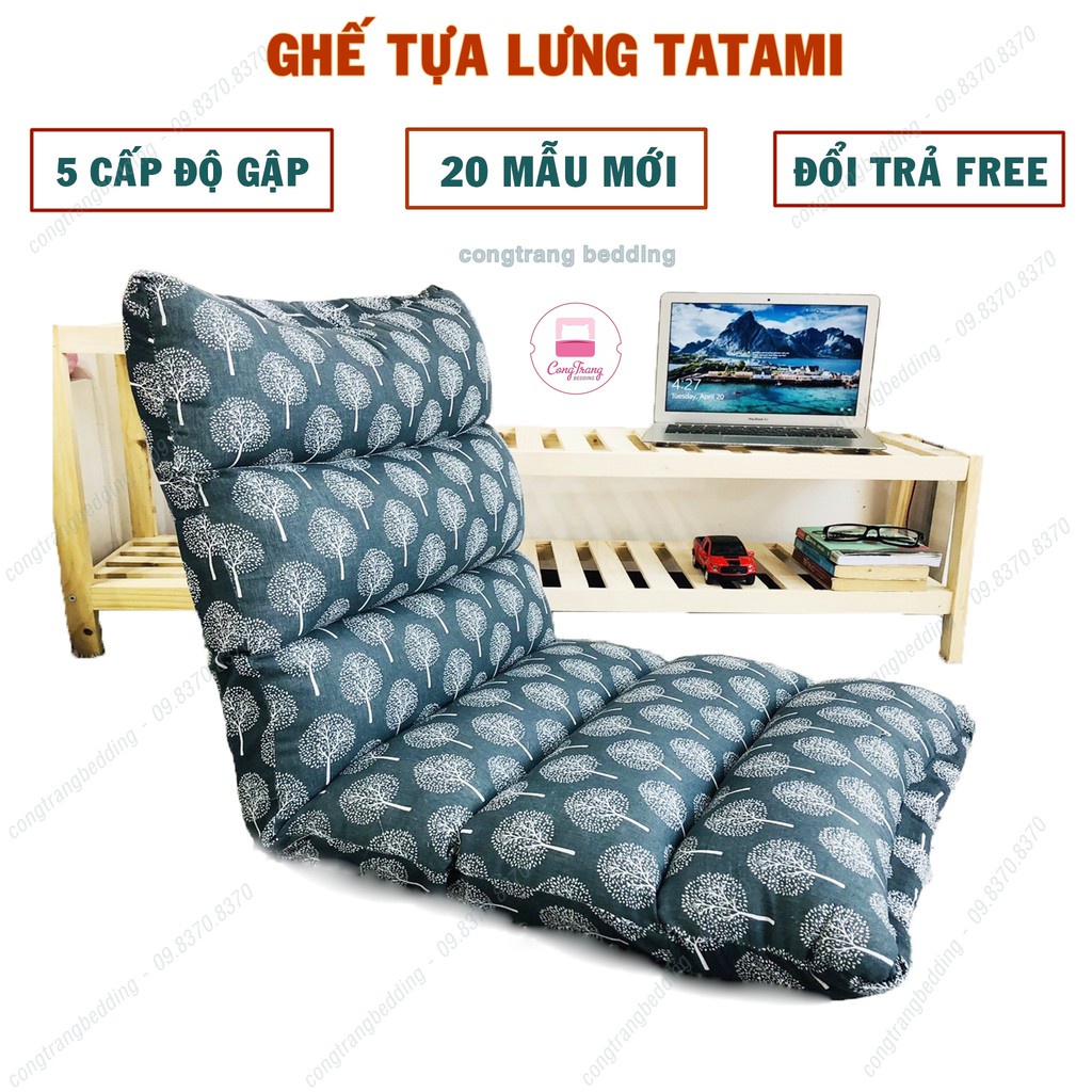 ❡✻♙Ghế bệt nhật bản, ngồi tựa Lưng tatami kiểu điều chỉnh 5 cấp độ, Chịu trọng lượng 150kg