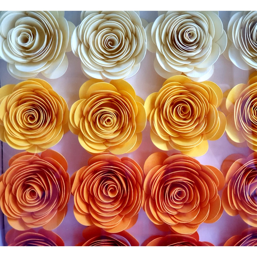 SET HOA GIẤY MỸ THUẬT 3D BỘ DỤNG CỤ LÀM THỦ CÔNG - DIY Paper Flower Kit