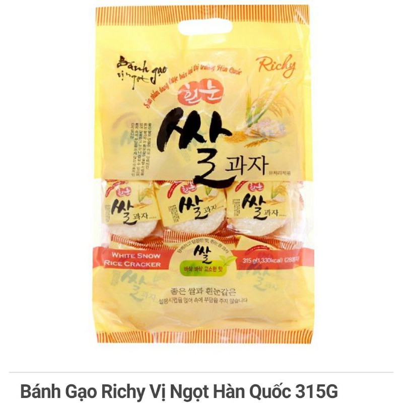 Bánh gạo Richy vị ngọt Hàn Quốc 315g