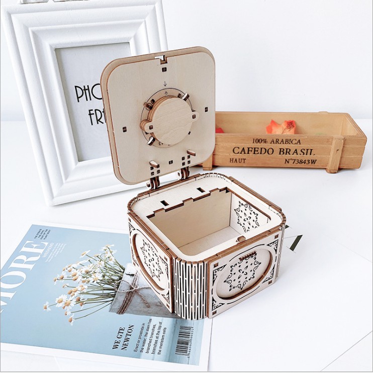 Mô hình Chuyển động Hộp trang sức Jewelry Box G609d kèm Hộp nhạc Uguter