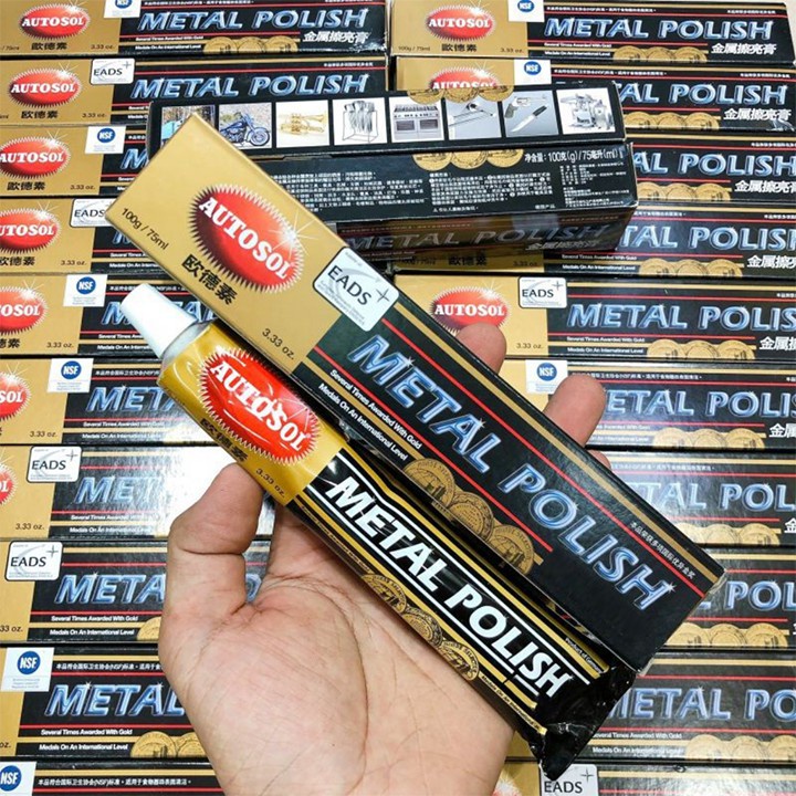 [FreeShip] 75ml Kem đánh bóng kim loại inox AUTOSOL Metal Polish (100gr)