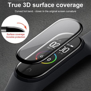 Phim bảo vệ màn hình 3D cho Xiaomi Mi Band 6 5 4 3 Tấm bảo vệ màn hình cường lực Miband 4 Kính bảo vệ toàn bộ cạnh cong Chống xước cho phim Band4