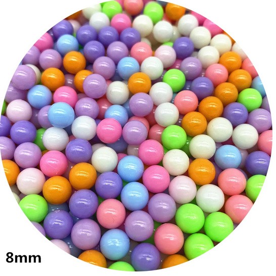 Túi Hạt Xỏ Lỗ Nhiều Màu Sắc Kích Thước 3 4 6 8mm