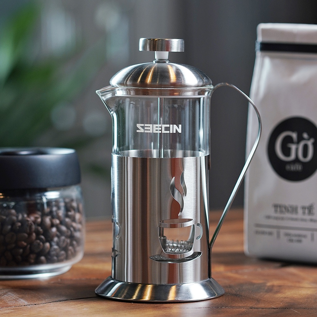 Mua Bình French Press- Bình pha cà phê kiểu Pháp inox 304 Seecin- Gờ ...