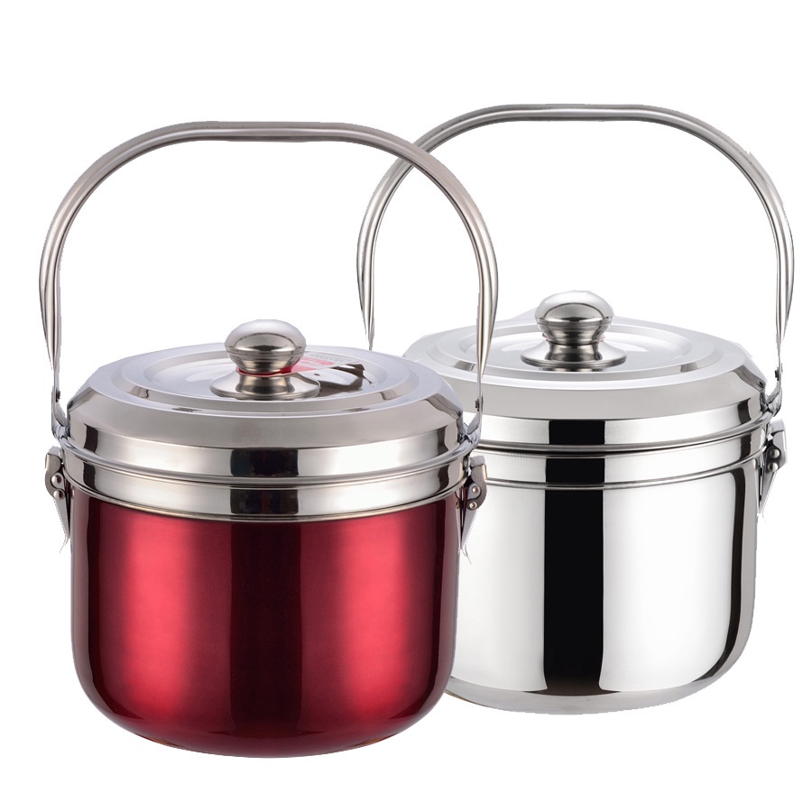 Nồi ủ 9lít nấu chậm giữ nhiệt chân không đa năng inox 304 xịn cao cấp 9 lít