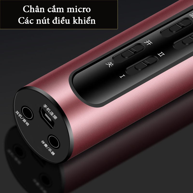 Mic thu âm C6 dùng để karaoke hoặc livestream hay thu âm