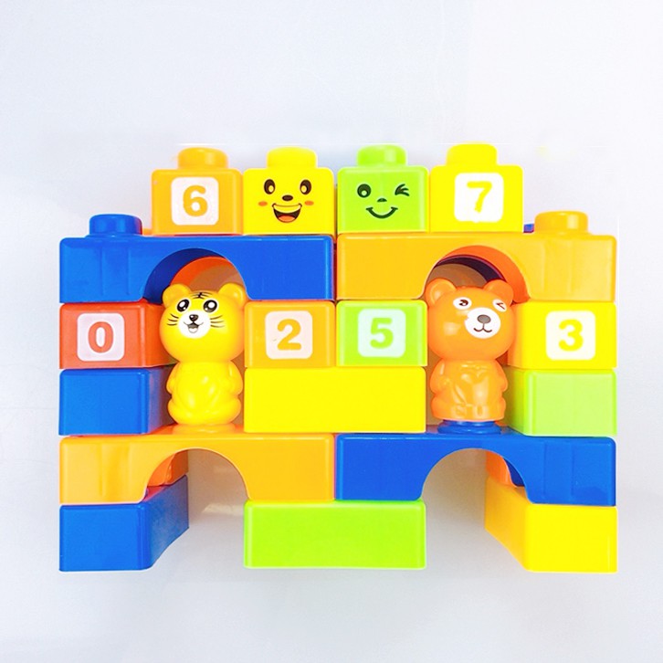 Đồ chơi lắp ráp, xếp hình 25 chi tiết cho bé, chất liệu nhựa cao cấp cho bé thỏa sức sáng tạo