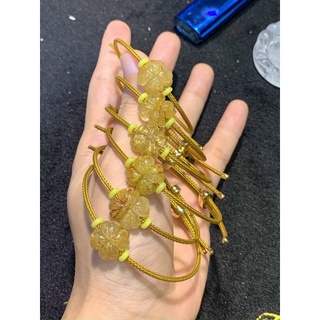 vòng tay cỏ bốn lá tóc vàng