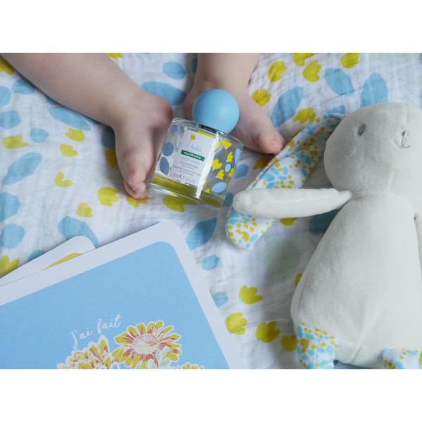 Nước hoa cho bé Klorane Bebe Pháp quà tặng thỏ bông xinh xắn