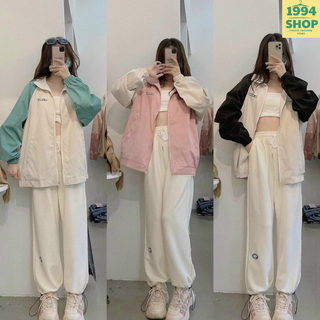 Áo khoác nữ, Áo khoác dù 2 lớp in kiểu BOMBER FORM rộng phong cách hàn quốc nhìn cực ngầu phá cách K015