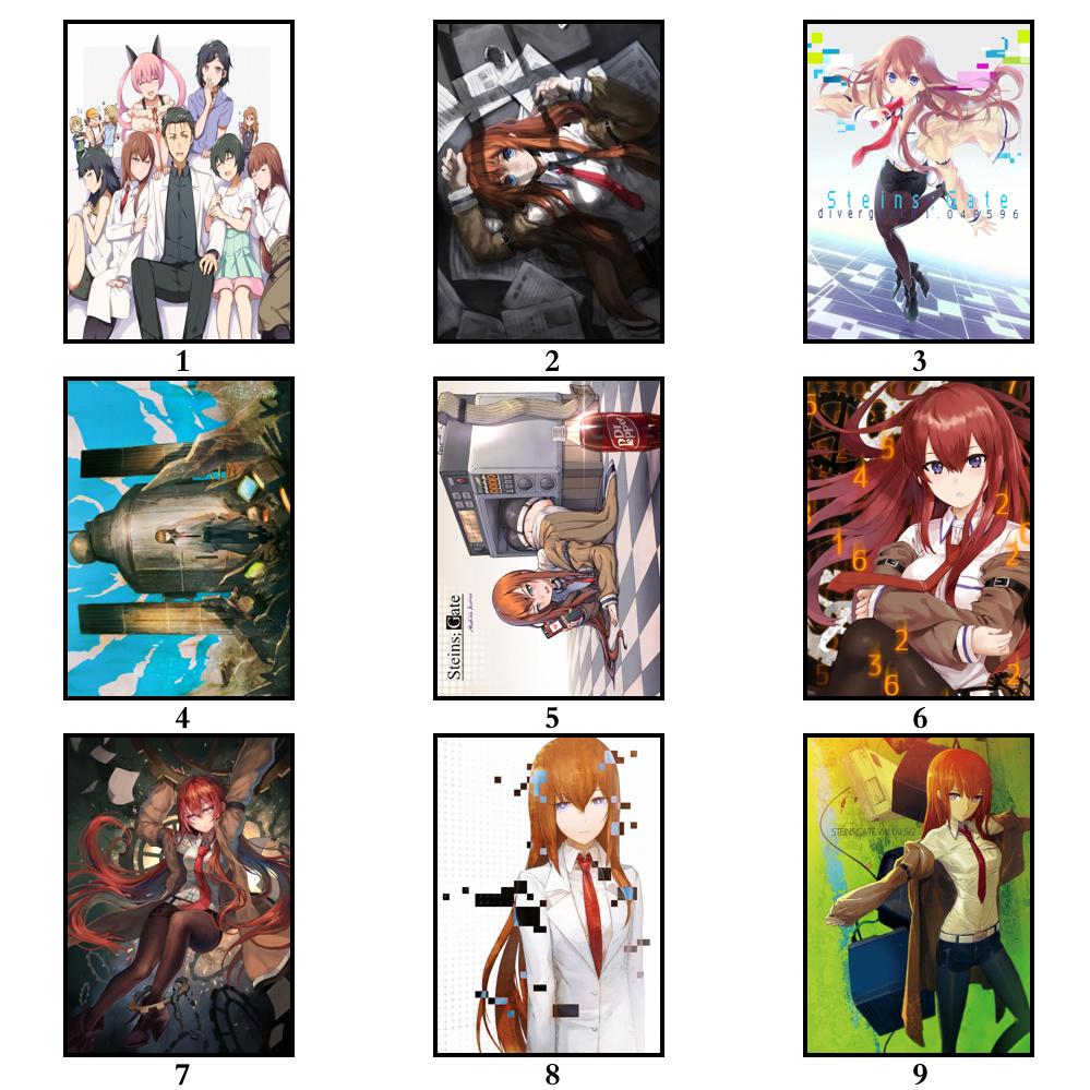 Áp Phích Dán Tường Trang Trí Nội Thất 31 Thiết Kế Hình Anime Steins Gate 1