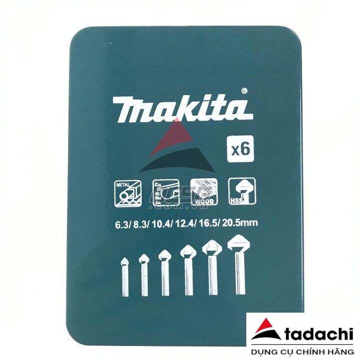 Bộ mũi lã âm đầu Makita D-42204 (6 chi tiết/bộ) | Tadachi