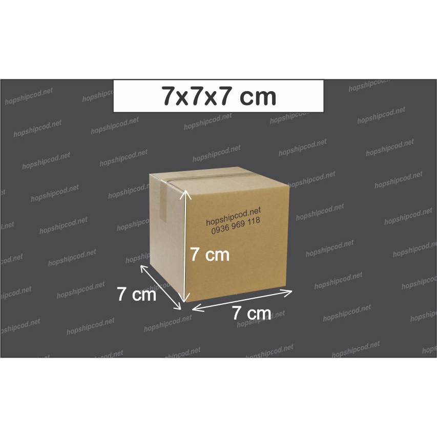 7x7x7cm Thùng Carton Đóng Hàng