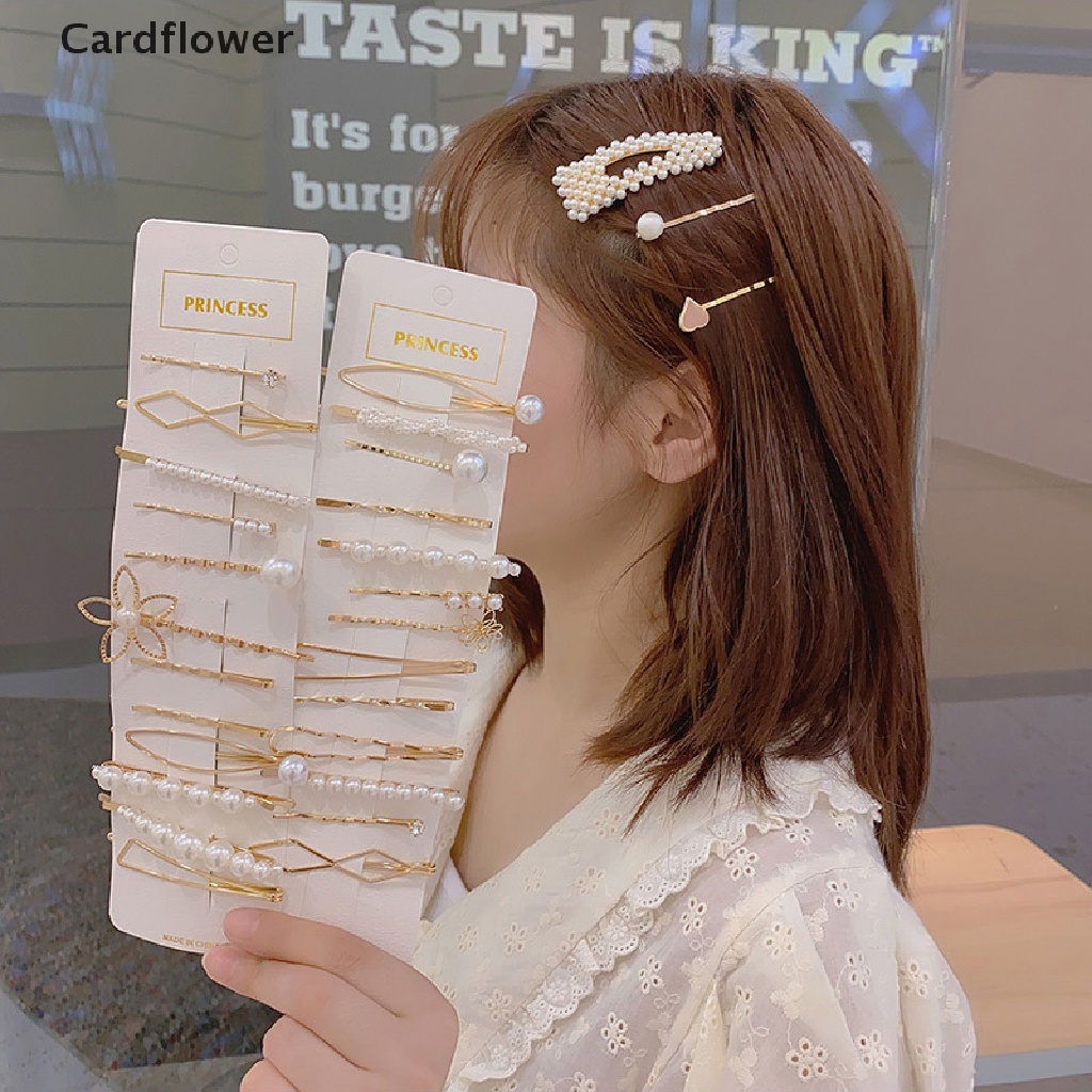 Bộ 3 / 4 / 5 Kẹp Tóc Đính Ngọc Trai Nhân Tạo Thời Trang