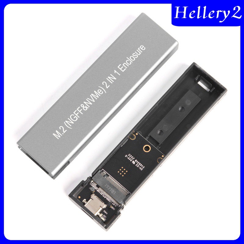 [HELLERY2] Aluminum M.2 NVME to USB 3.1 Enclosure Adapter for 2230 2242 2280 NVMe SSD