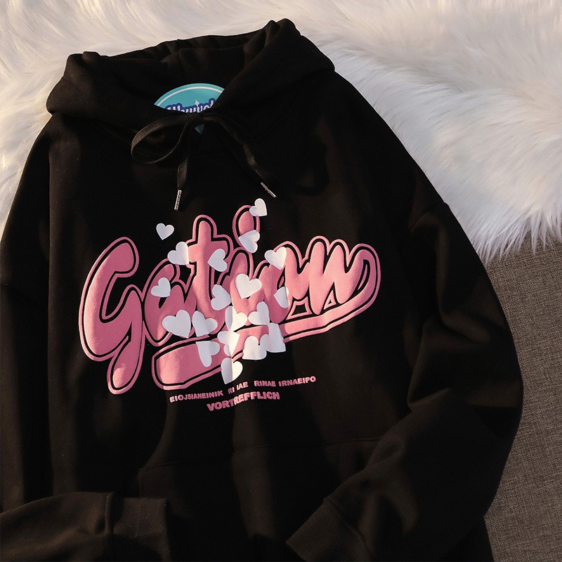 NRVP Áo khoác hoodie tay dài oversize phong cách Hàn Quốc mới 2022