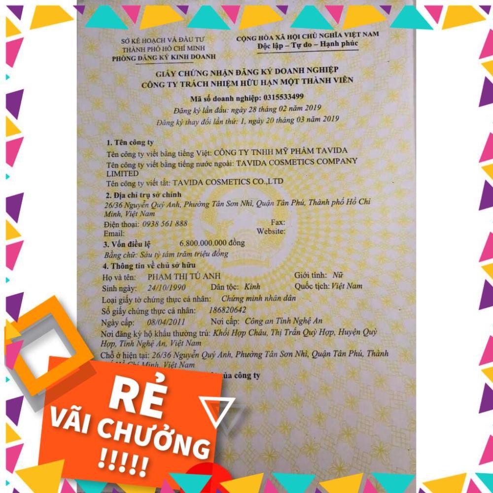 [RỂ NHẤT SÀN] TINH CHẤT SERUM TAVIDA DÀNH CHO DA MỤN THÂM NÁM | BigBuy360 - bigbuy360.vn