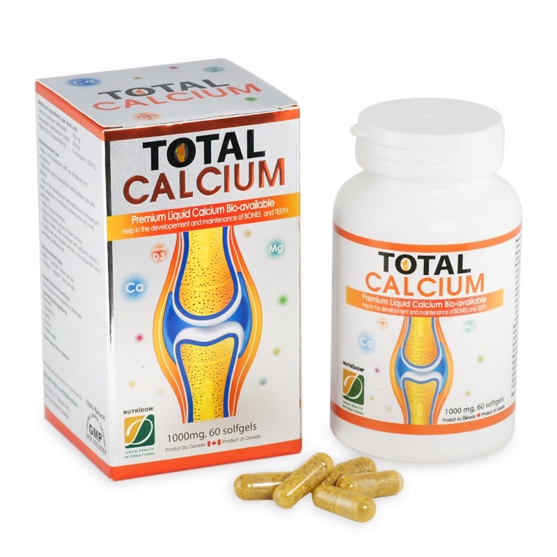 Total Calcium Lọ 60 viên - Nhập khẩu Canada