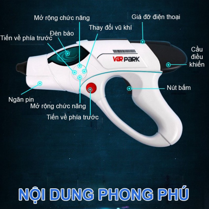 Súng chơi game thực tế ảo AR cho điện thoại android và ios, magic gun nâng cấp trải nghiệm game