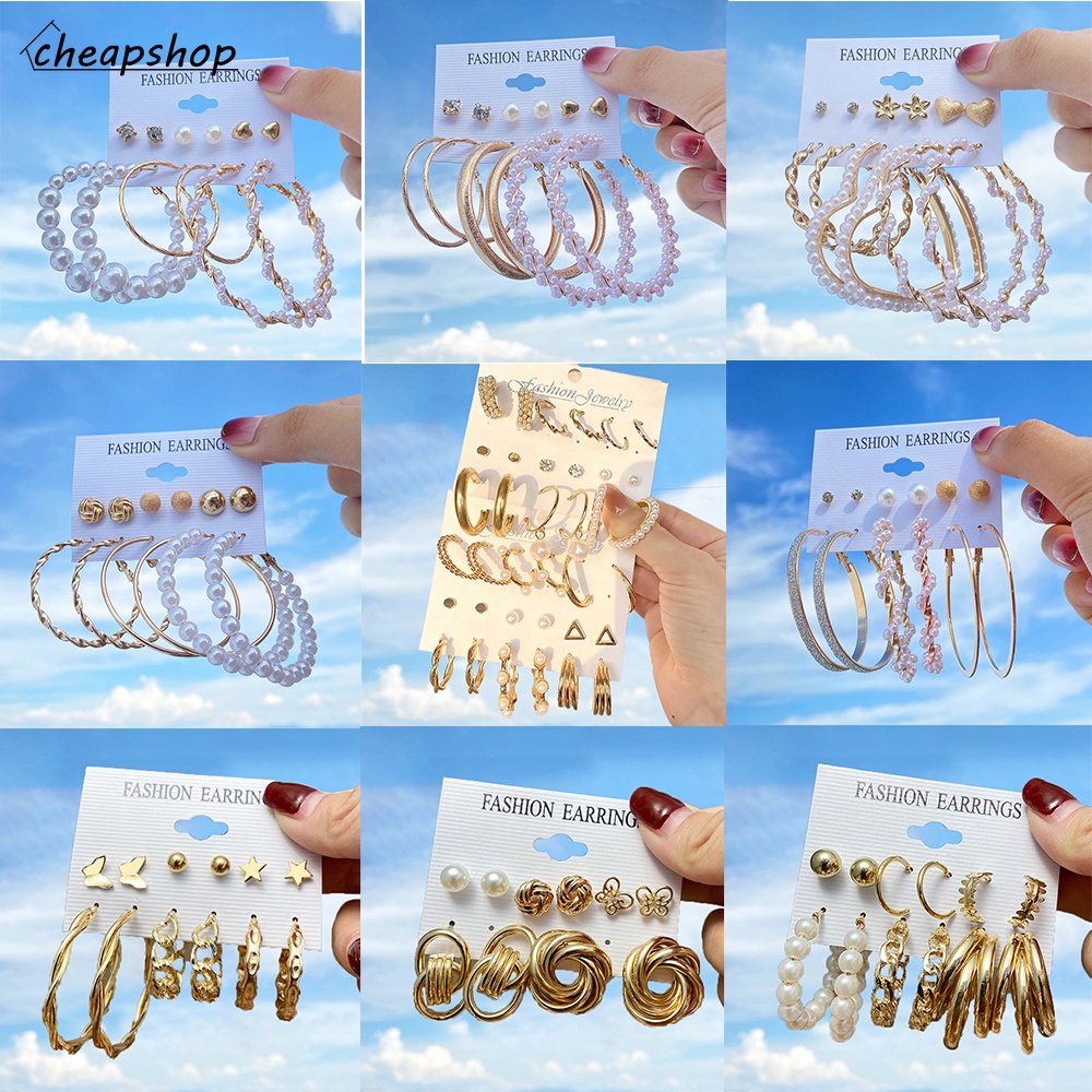 iF YOU Khuyên tai   mặt bướm đính đá xinh xắn thời trang cho nữ