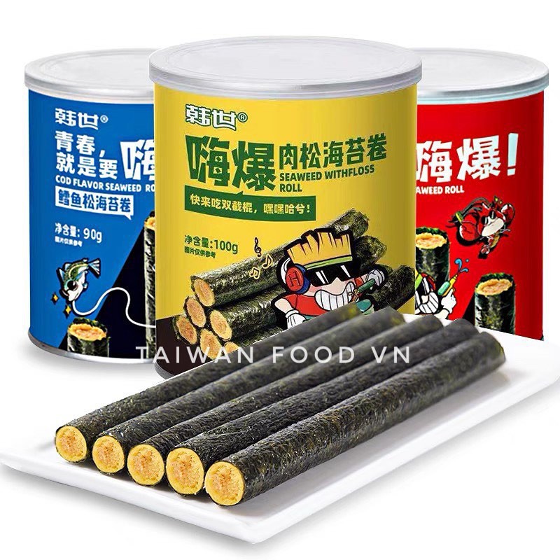 SNACK RONG BIỂN CUỘN TRỨNG MUỐI | BigBuy360 - bigbuy360.vn