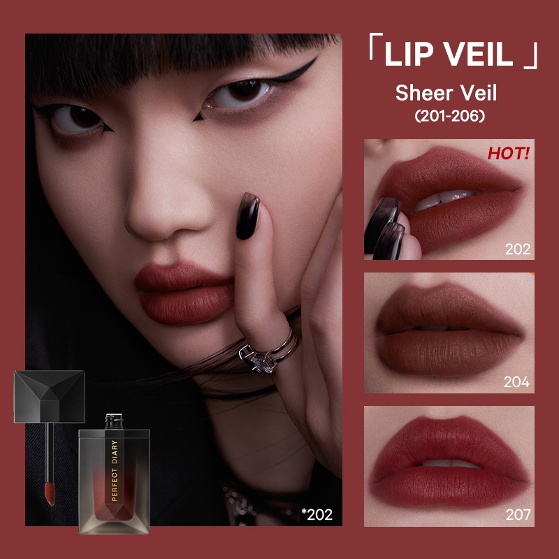 Son Kem Perfect Diary ReadMe Lip Veil Chất Kem Nhung Lì Lâu Trôi 14 Màu Tùy Chọn 4g