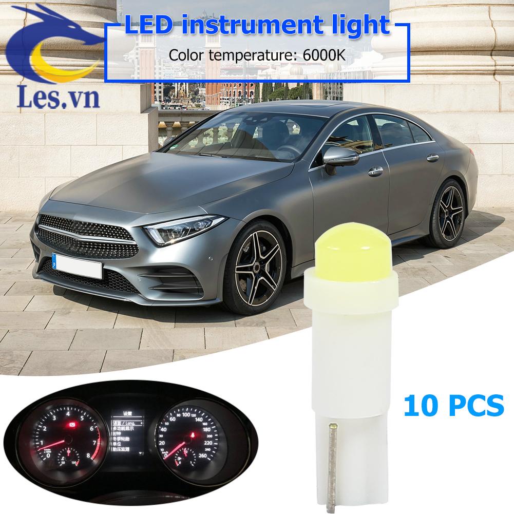 Set 10 Bóng Đèn LED T5 3D COB Cho Xe Hơi