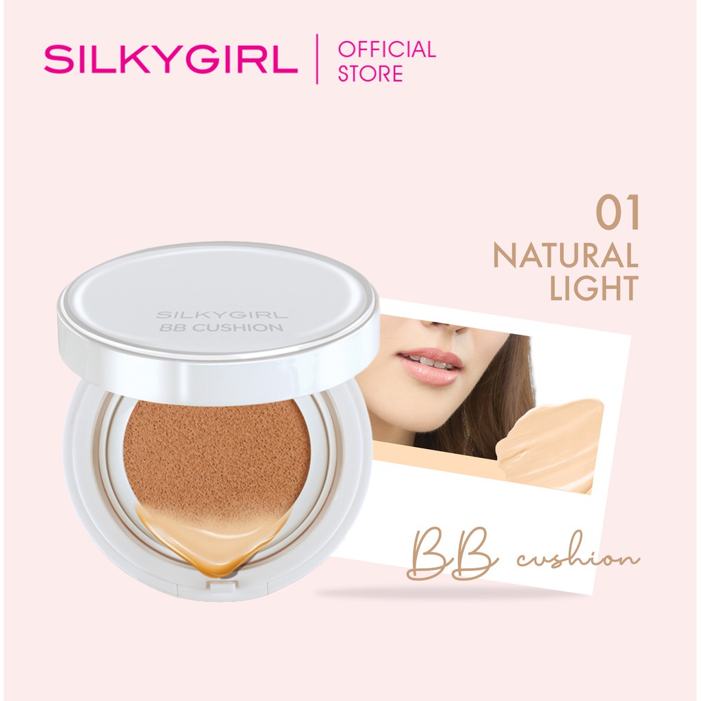 PHẤN NƯỚC CHE PHỦ TỐT, KIỀM DẦU HIỆU QUẢ SILKYGIRL MAGIC BB CUSHION SPF50 15G CHÍNH HÃNG - 9929