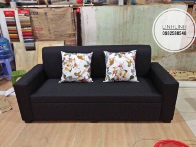 Văng sofa giá rẻ - được tặng kèm 2 đôn và 2 gối ôm