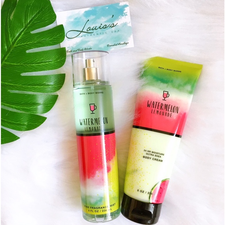 [ WATERMELON LEMONADE ] Trọn bộ chăm sóc cơ thể Bath & Body Works Mỹ