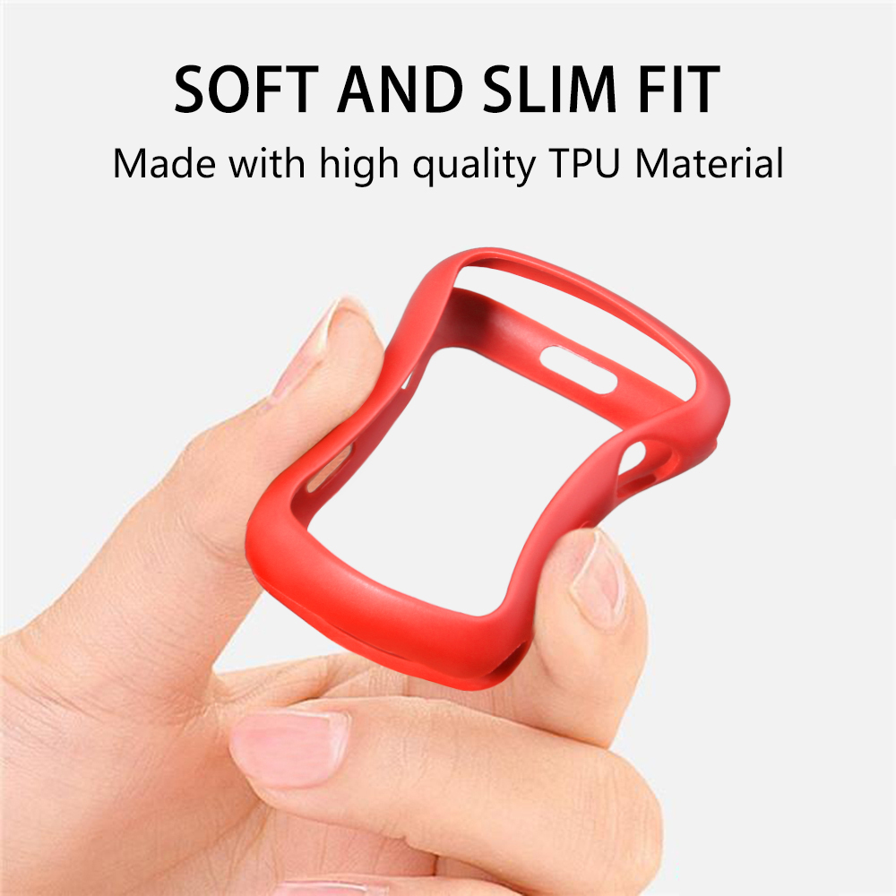 Khung Silicone Bảo Vệ Cho Đồng Hồ Thông Minh Apple Watch Series 5 4 3 2 1 38mm 42mm 40mm 44mm