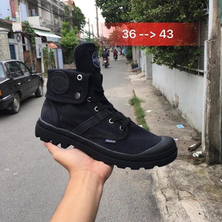 giày palladium cổ bẻ