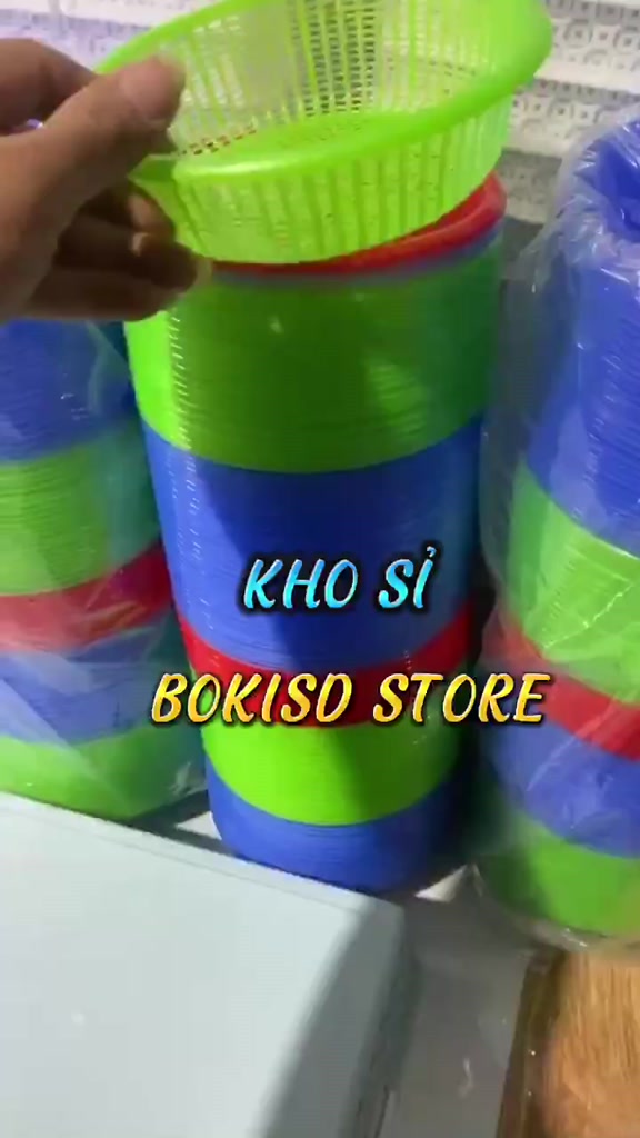 [Giá sỉ] Rổ nhựa vuông ,nhựa tròn Việt Nhật (MS:3295) (MS:3291), rổ đựng rau sống, rổ mini | BigBuy360 - bigbuy360.vn