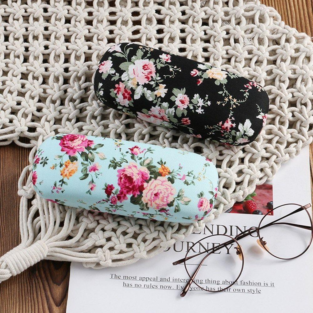 Hộp Đựng Mắt Kính Cầm Tay Bằng Vải In Hoa