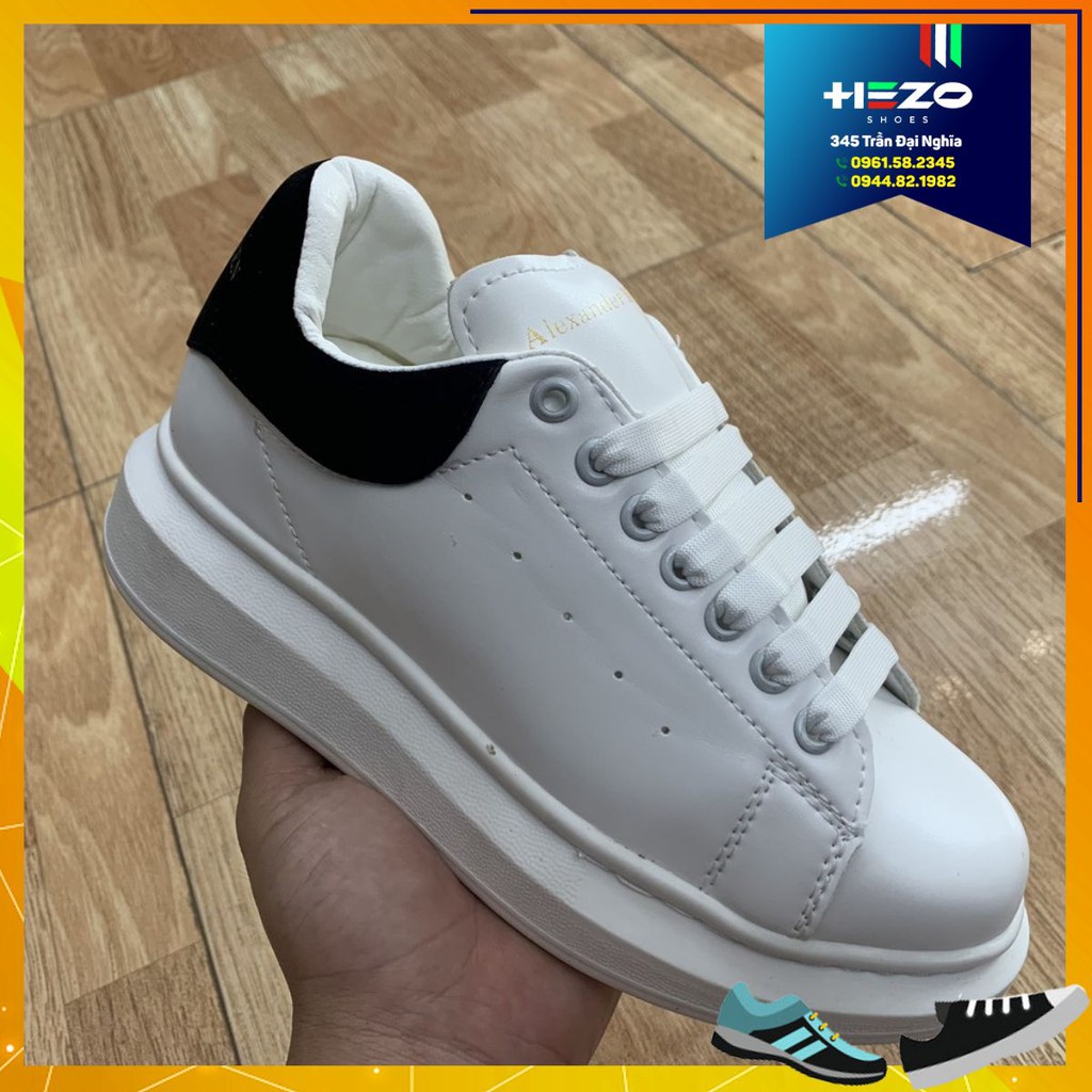 🆒 [ TOP SALE ] 👟 Giày Alexander Mqueen Gót Đen Cao Cấp - Phong Cách Cực Ngầu Thời Trang Trẻ Trung ✅