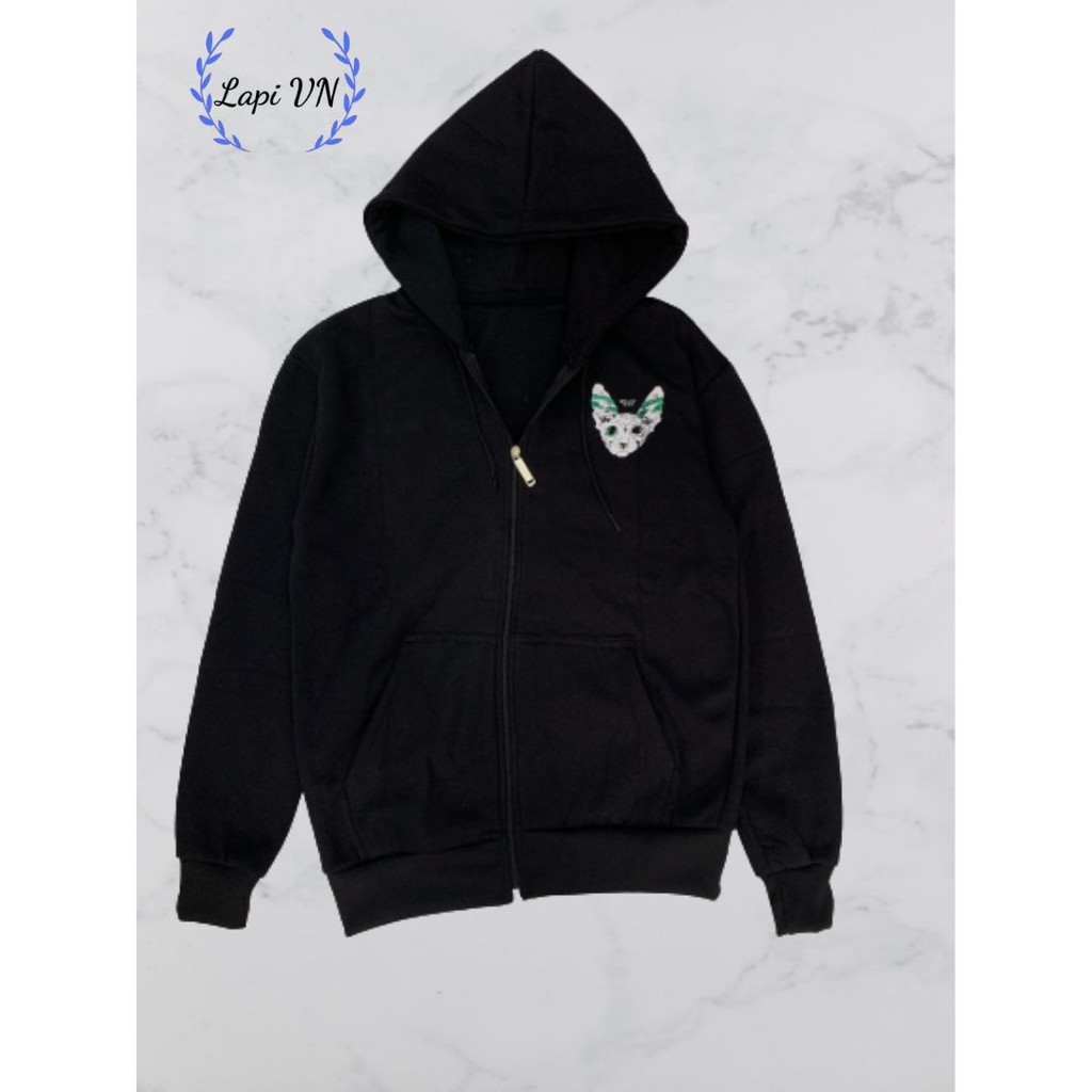 [KÈM VIDEO, ẢNH THẬT] Áo Hoddie Nỉ Ngoại Unisex Đầu Mèo Cực Chất- Lapi VN- Chất Liệu Nỉ Dày Dặn, Áo Khoác Nam Nữ Đẹp | BigBuy360 - bigbuy360.vn