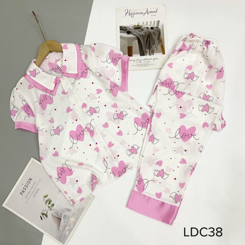Đồ bộ Pijama lụa mango cao cấp có size