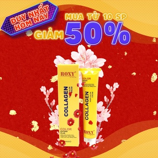 Thuốc nhuộm tóc Roxy hair color cream collagen, nhuộm tóc, lên màu cho tóc 100ml - Roxy cosmetics 909