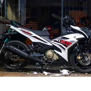 Tem rời yamaha exciter 150 2021 trắng đỏ