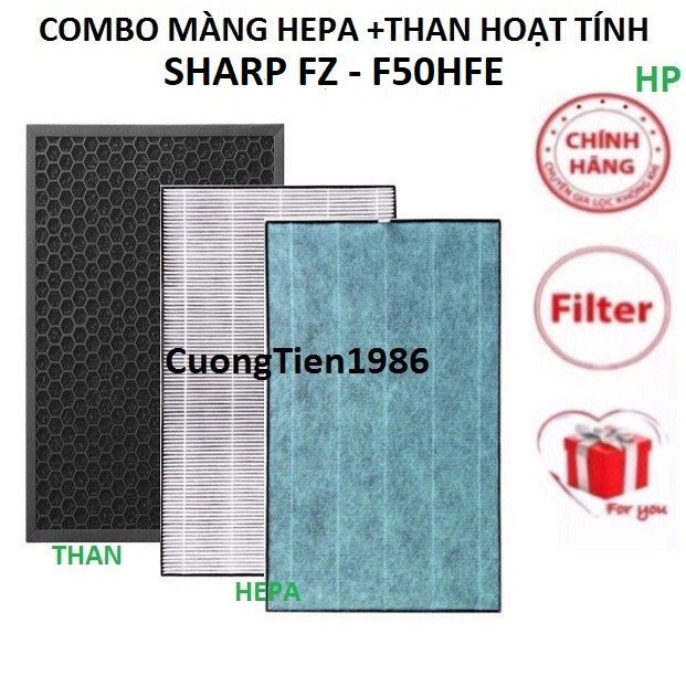 Combo Màng Sharp FP-J40E-W, FP-G50E-W, FP-JM40EV-B, FP-GM50E-B
