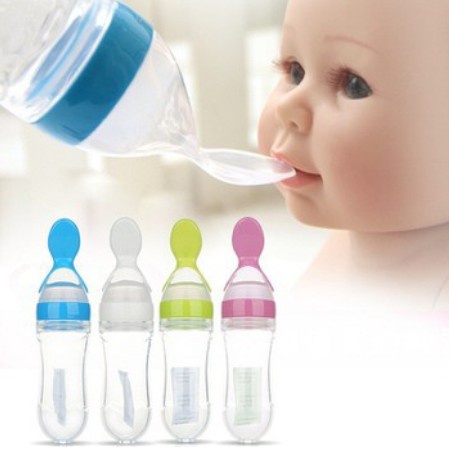 bình thìa ăn dặm silicon cho bé, Chính hãng V-coool