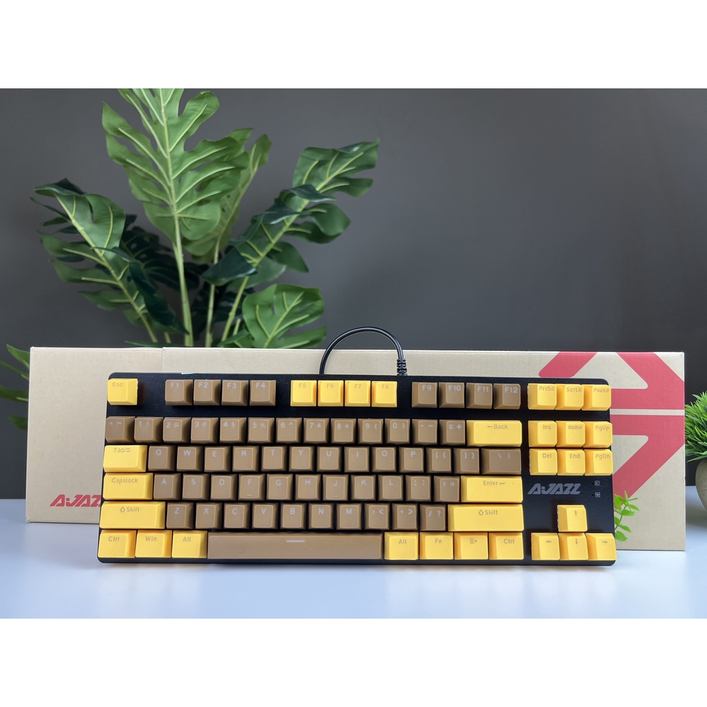 Bàn phím cơ có dây gaming Ajazz AK40 red brown blue switch giá rẻ chính hãng Ajazz- Bảo hành chính hãng 24 tháng.